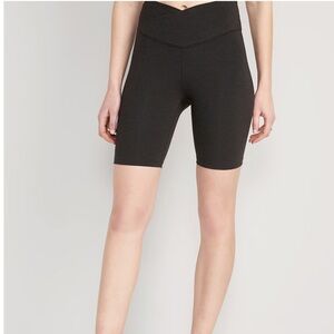 Black High-Waisted Biker/ Yoga Shorts